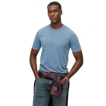 슈퍼드라이 Athletic Em보스 Relaxed Fit 반팔 티셔츠 142283379