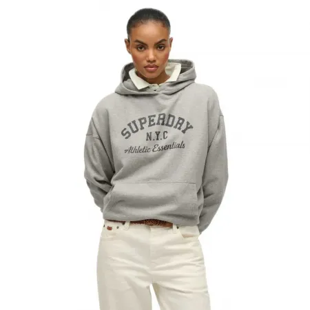 슈퍼드라이 Athletic 에센셜 Relaxed Fit 후드티 142283394