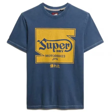 슈퍼드라이 Auto Logo Relaxed Fit 반팔 티셔츠 142283406