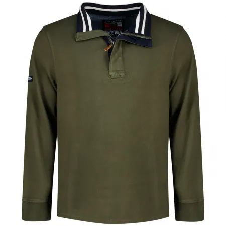 슈퍼드라이 클래식 Henley 하프 지퍼 스웨터 142283461