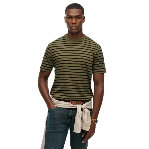 슈퍼드라이 Merchant Stripe 반팔 티셔츠 142283737