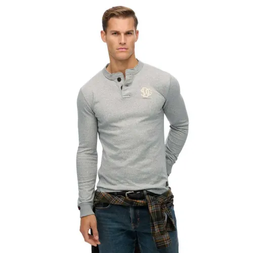 슈퍼드라이 빈티지 Athletic Grandad 긴팔 티셔츠 142283890