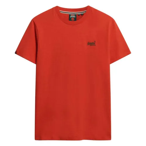슈퍼드라이 빈티지 Logo Embroidered 반팔 티셔츠 142283925