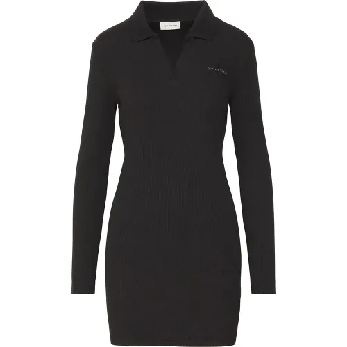 캘빈클라인 LV047D214G 긴팔 짧은 원피스 142325414