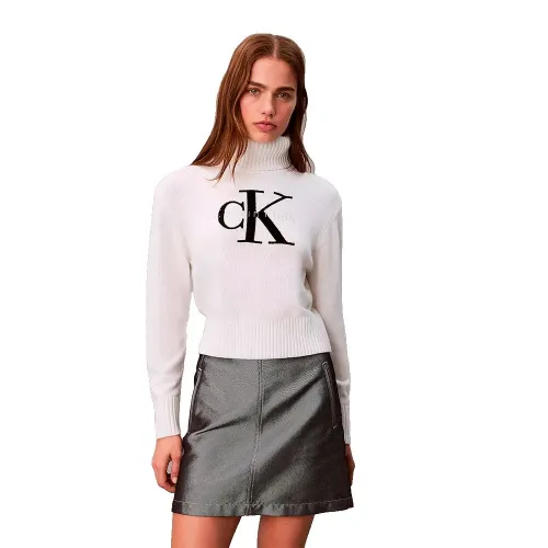 캘빈클라인 Chenille Monologo 스웨터 142325421