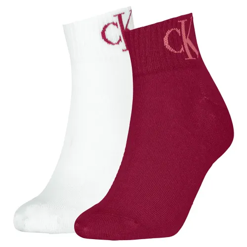 캘빈클라인 701228813 Quarter 짧은 양말 2 켤레 142368589