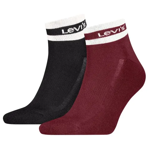 리바이스 701226933 Quarter 짧은 양말 2 팩 142368765