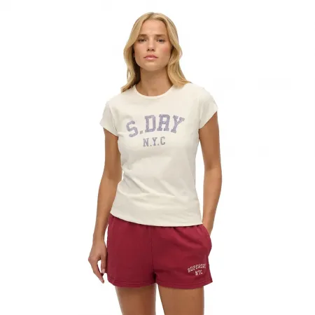 슈퍼드라이 Athletic 에센셜 Slub 반팔 티셔츠 142369284