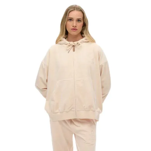 슈퍼드라이 Country Club Velour 풀지퍼 스웨터 142369378