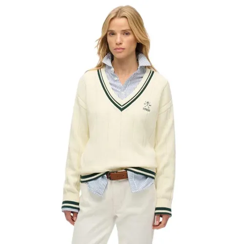슈퍼드라이 Cricket 클럽 스웨터 142369385