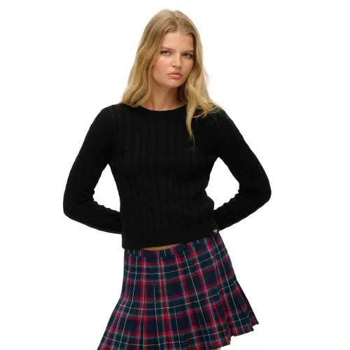 슈퍼드라이 에센셜 Slim Cable 스웨터 142369428