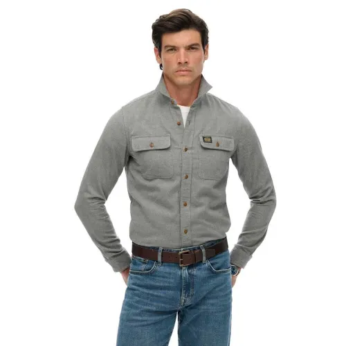 슈퍼드라이 Flannel Workwear 긴팔 셔츠 142369447