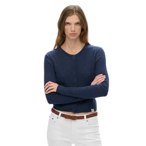 슈퍼드라이 Micro Cable 카디건 142369487