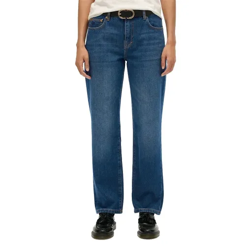 슈퍼드라이 Mid Rise Straight 청바지 142369501