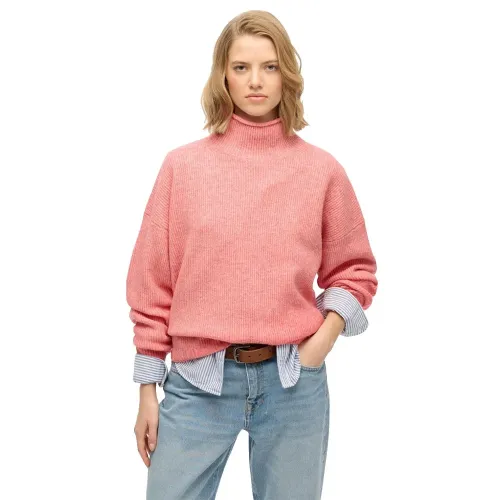 슈퍼드라이 Slouchy 하이넥 스웨터 142369567