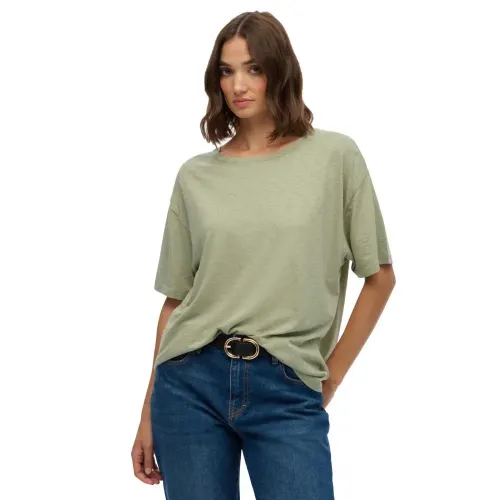 슈퍼드라이 Studios Dropped Shoulder 반팔 티셔츠 142369583