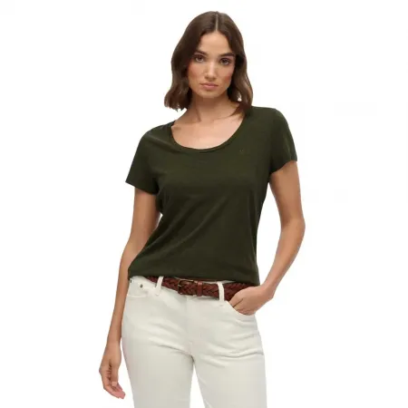 슈퍼드라이 스튜디오s Scoop Neck 반팔 티셔츠 142369587