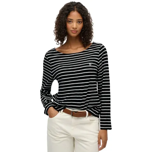 슈퍼드라이 Studios Slub 긴팔 티셔츠 142369594