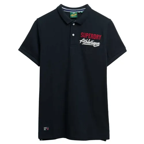 슈퍼드라이 Applique 클래식 Fit 반팔 폴로 셔츠 142380721