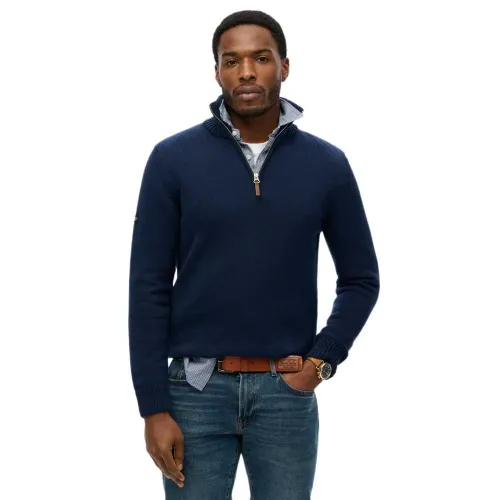 슈퍼드라이 클래식 Henley Knit 스웨터 142380780