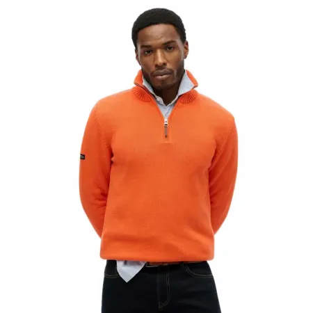 슈퍼드라이 클래식 Henley Knit 스웨터 142380781