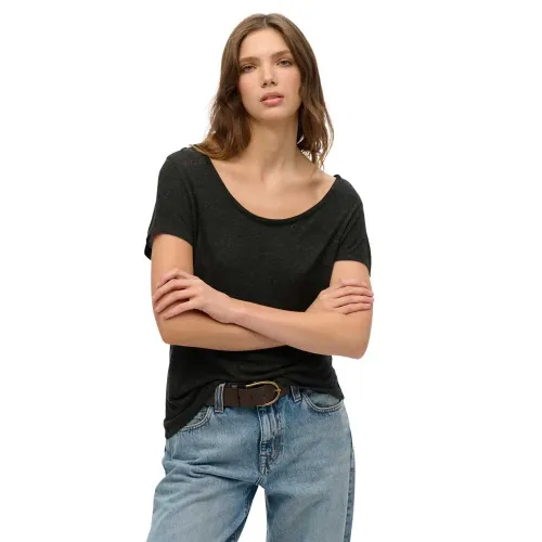 슈퍼드라이 Scoop Neck 티셔츠 142380967