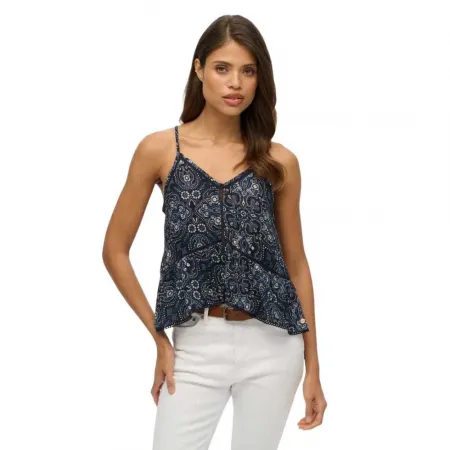 슈퍼드라이 빈티지 Ladder Trim 나시 티셔츠 142381058