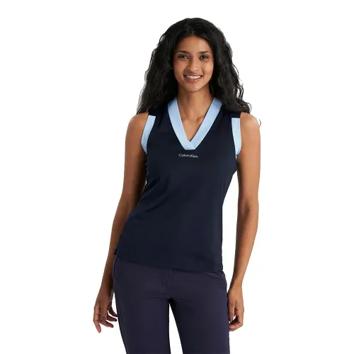 캘빈클라인 Juno 저지 여성 나시 폴로셔츠 142392007