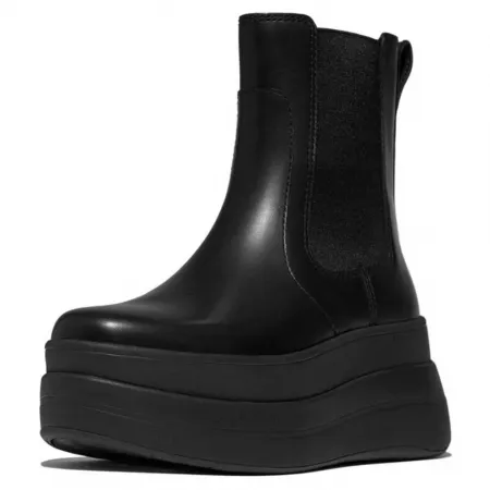 핏플랍 F-Mode Stack Leather Chelsea 부티 142392550