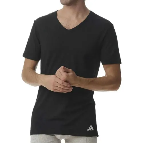 아디다스 UNDERWEAR Active Flex Cotton 반팔 V넥 속옷 2 팩 142418019