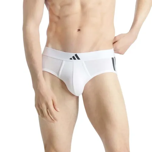 아디다스 UNDERWEAR Low Rise 3 Stripes Active Flex Cotton 삼각팬티 2 팩 142418064