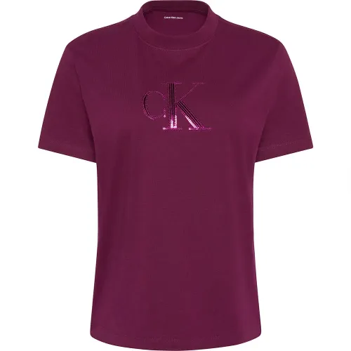 캘빈클라인 Sequin 반팔 티셔츠 142418279