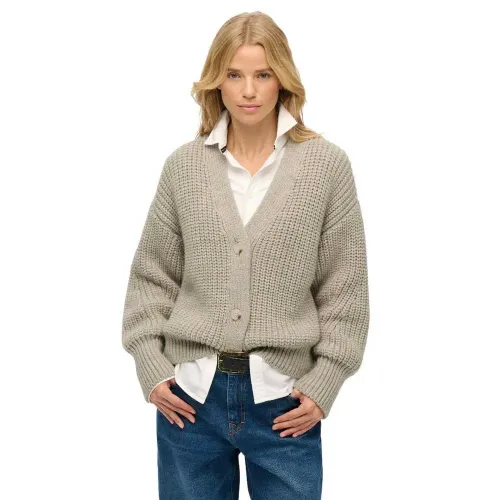 슈퍼드라이 Chunky V Neck 카디건 142446997