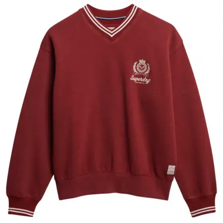 슈퍼드라이 컨트리 Club Loose V Crew 스웨터 142446999