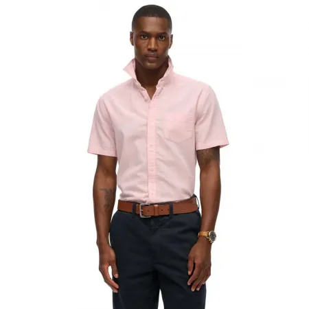 슈퍼드라이 City 코튼 Linen 반팔 셔츠 142447007