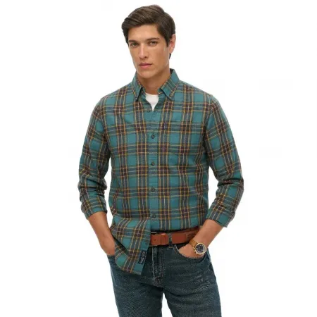 슈퍼드라이 빈티지 Check 긴팔 셔츠 142447027