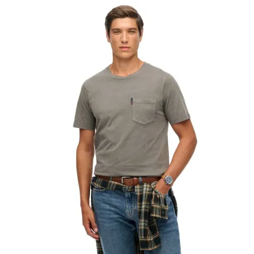 슈퍼드라이 클래식 에센셜 포켓 반팔 티셔츠 142480927