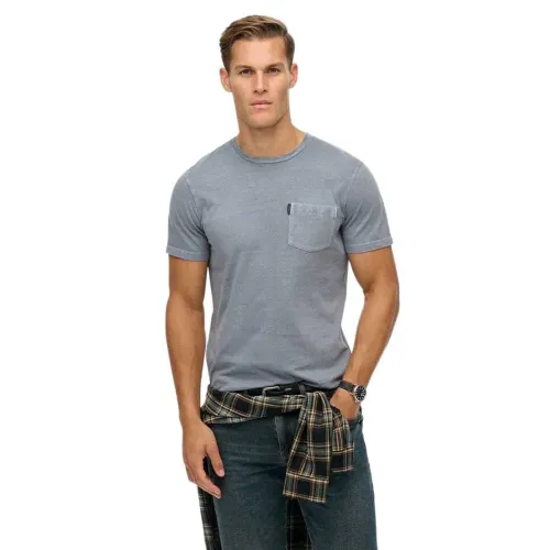 슈퍼드라이 클래식 에센셜 포켓 반팔 티셔츠 142480928