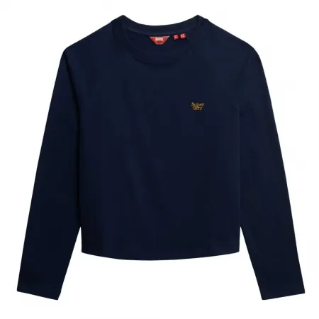 슈퍼드라이 에센셜 로고 긴팔 상의 142480943