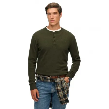 슈퍼드라이 Vle Mid 웨이트 Henley 긴팔 티셔츠 142480961