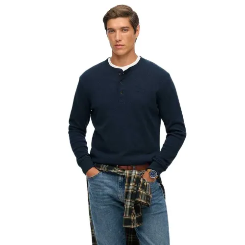 슈퍼드라이 Vle Mid Weight Henley 긴팔 티셔츠 142480963