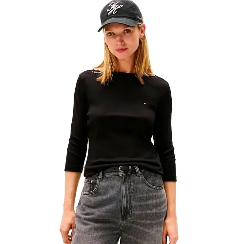 타미힐피거 Slim Cody 3/4 소매 티셔츠 142503821