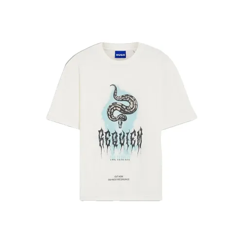 휴고 보스 Noctornix 10272987 BLUE 티셔츠 142530243