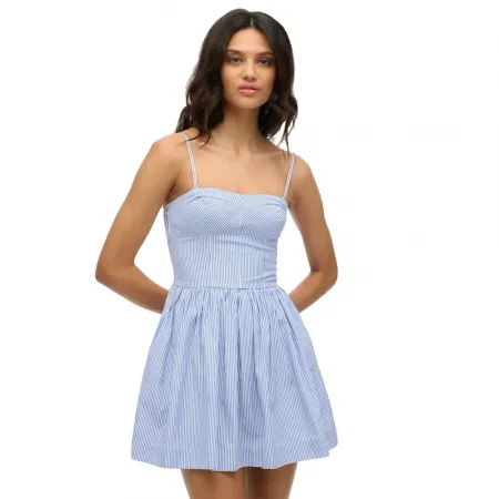 슈퍼드라이 Corset Cami 나시 짧은 원피스 142576265