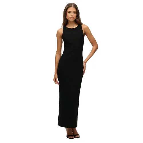 슈퍼드라이 LBD Cut-Out Back 나시 롱 원피스 142576321