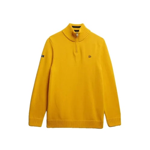 슈퍼드라이 M6110706A 하프 지퍼 스웨터 142576339