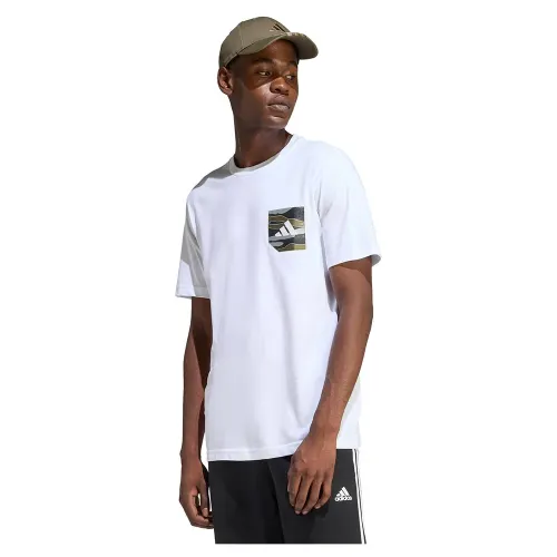 아디다스 Camo 우븐 포켓 그래픽 반팔 티셔츠 142666177