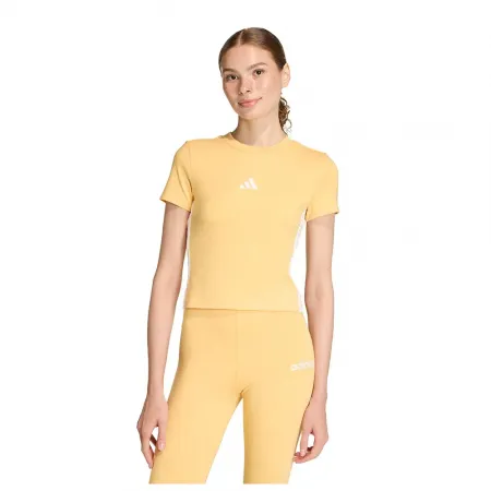 아디다스 에센셜 3 Stripes Slim Baby 반팔 티셔츠 142666410