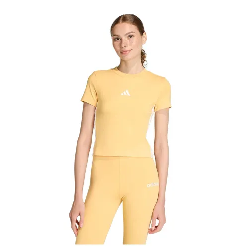 아디다스 에센셜 3 Stripes Slim Baby 반팔 티셔츠 142666410