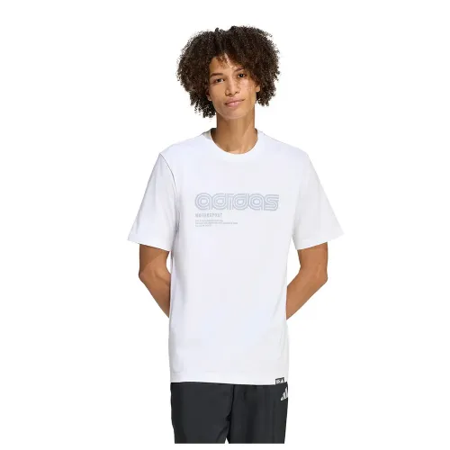 아디다스 Motorsport 리니어 그래픽 반팔 티셔츠 142666929